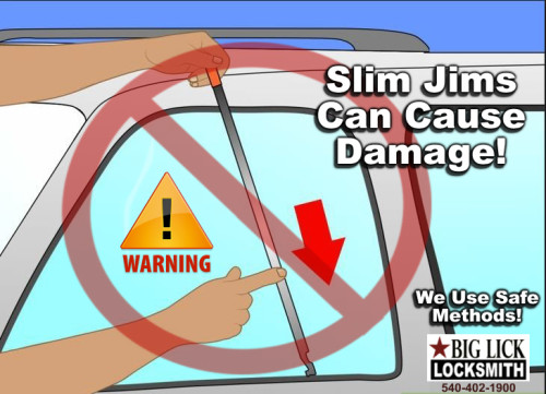 Warning – Using Slim Jim To Unlock Cars? | Roanoke VA Car Locksmith